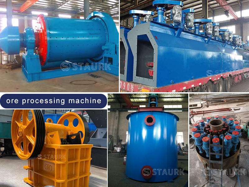 Copper ore processing plant machine gravity flotation benefication concentrator line