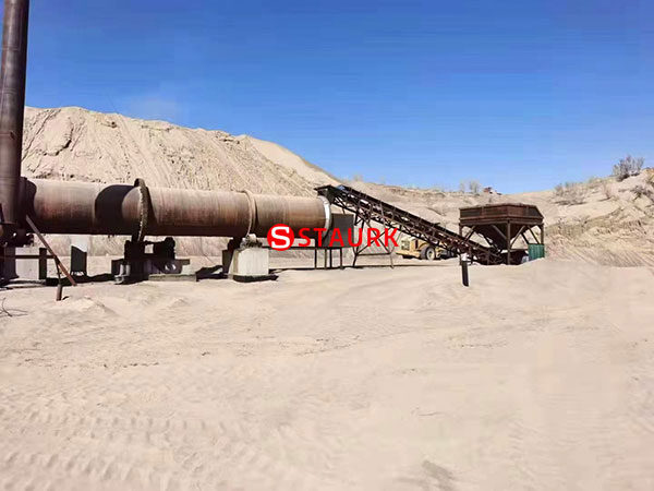 China Manganese ore rotary dryer