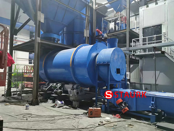 China Tungsten ore rotary dryer