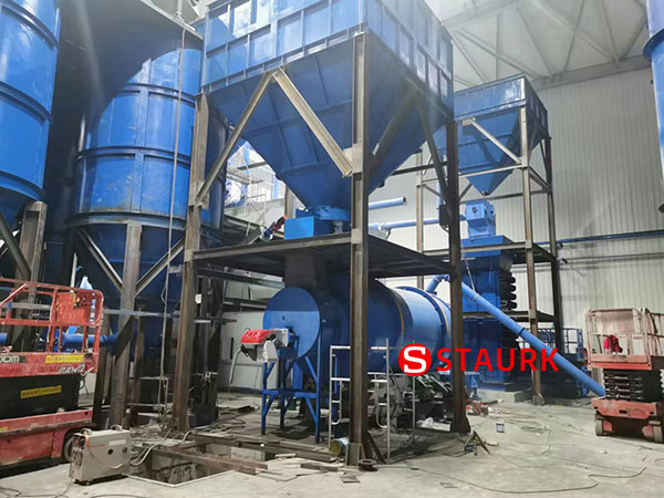 China Tungsten ore rotary dryer