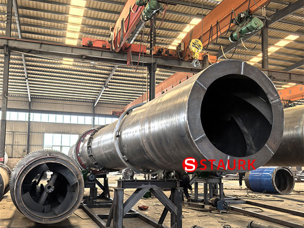 China Fluorite ore rotary dryer