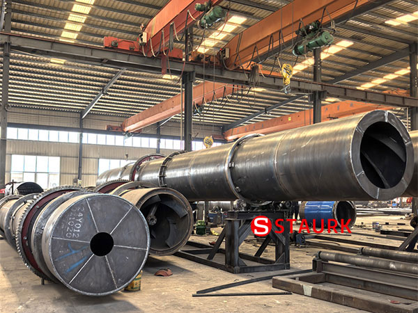 China Fluorite ore rotary dryer