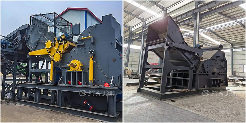 China used car crusher crushing cutting waste car shredder machine