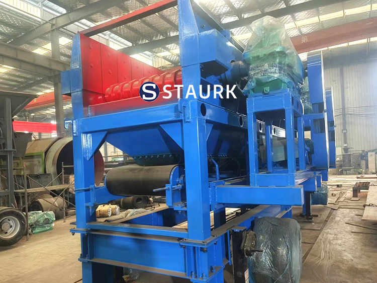 China roller screen separator sorting for coal mine stone soil mud - staurk