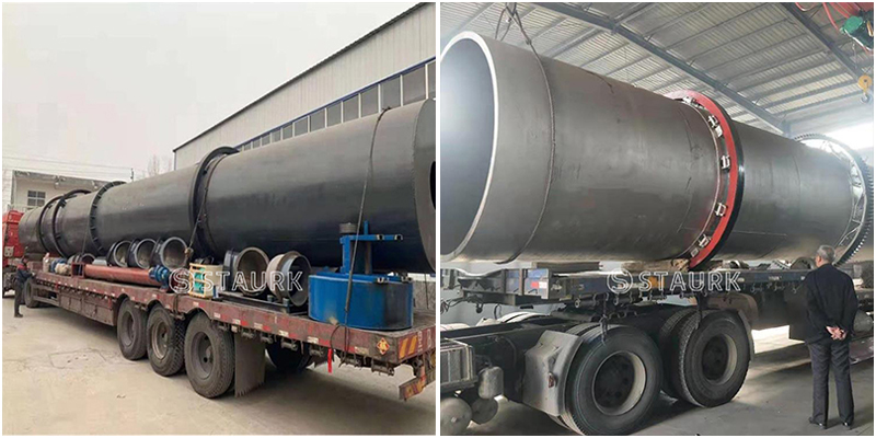 Zinc Concentrates rotary dryer